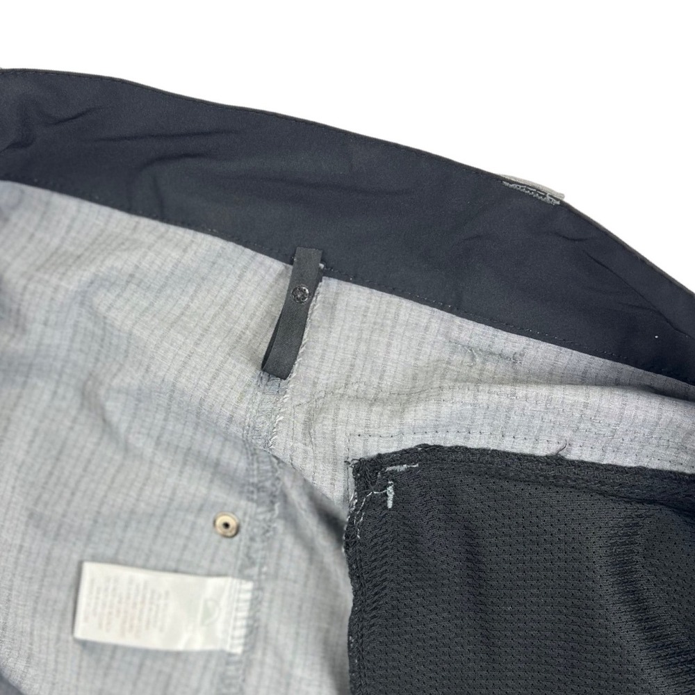 Zoic Ether Mountain Bike Shorts Men's XL Gray Check Stretch Cargo MTB Trail 12" - Picture 7 of 13
